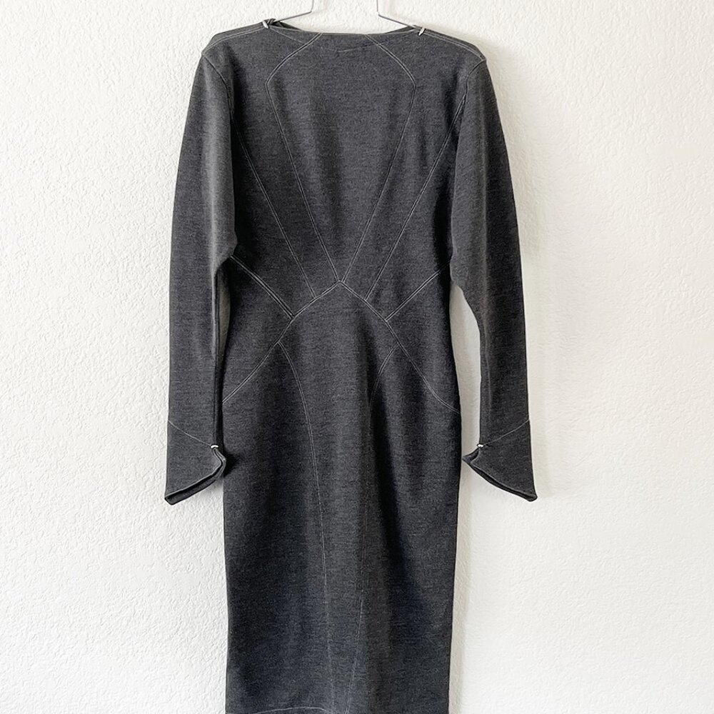 Azzedine Alaïa vintage grey knit dress